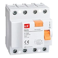 УЗО LSIS Electric RKN 3P+N 25A 30mA AC  6кА 